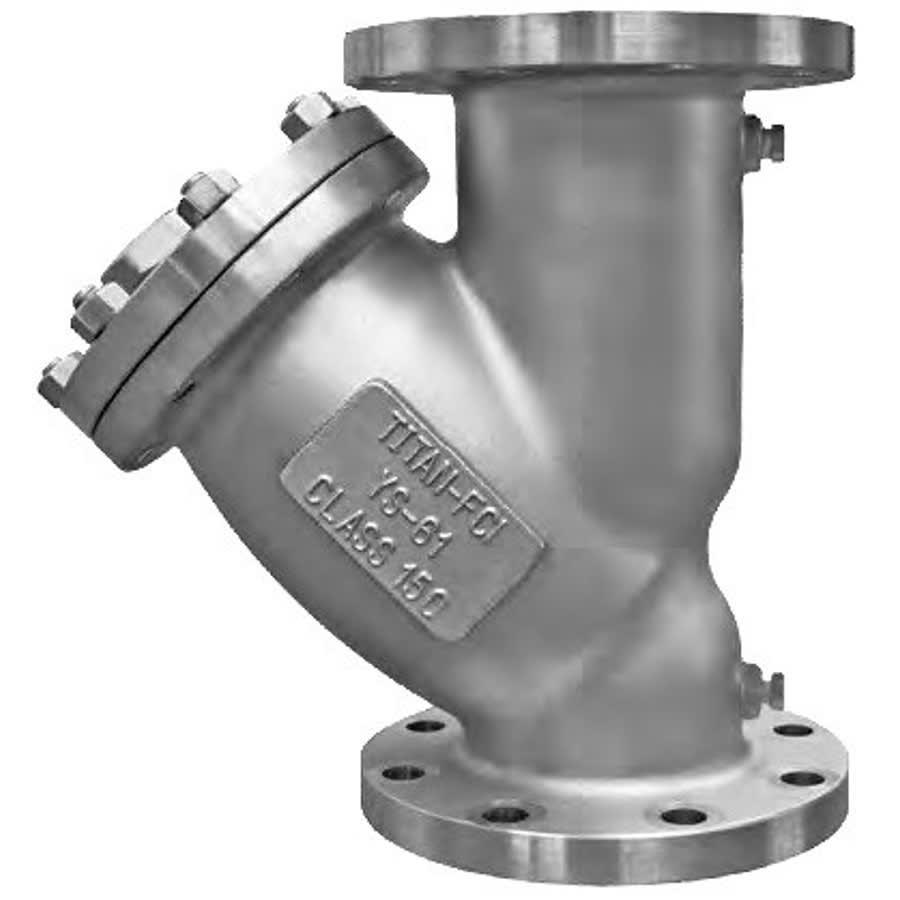Strainer, 4 in, Flange, 304/304L Stainless Steel