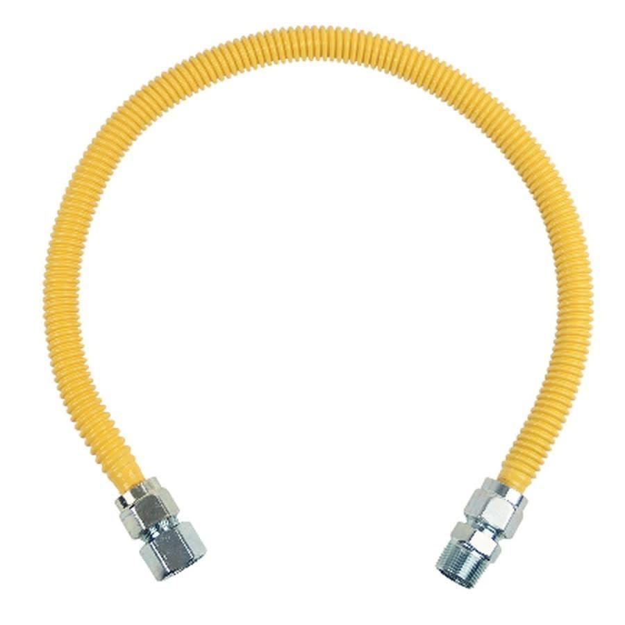 Gas Flex, 1/2 in ID, 3/4 in, FNPT x MNPT, 18 in L