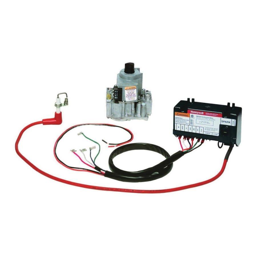 Intermittent Pilot Retrofit Kit, 150 Kbtu/hr Capacity, 24 VAC, 2 A, 24 VAC Control, Import
