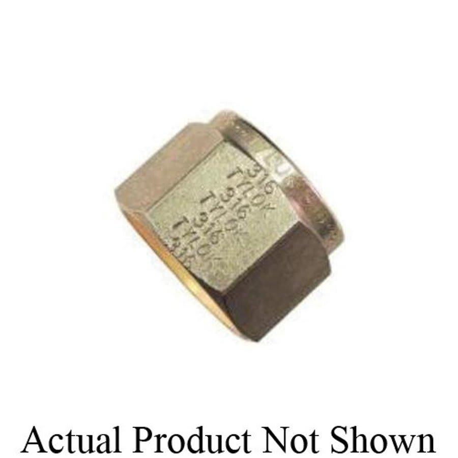 Nut, 3/8 in, Comp, 316/316L Stainless Steel