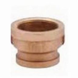 Reducer Coupling, 3 x 2-1/2 in, FNPT, Lead Free Brass, Rough Brass - gsswaeepfjhcndcumyut_55807517-9469-4375-b2c0-a1301a961dfd@2x.jpg