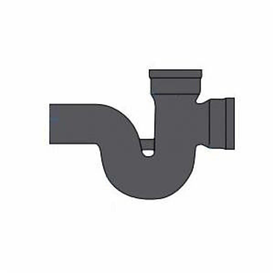 Service Weight Running Trap, 6 x 4 in, Spigot x Hub, Cast Iron