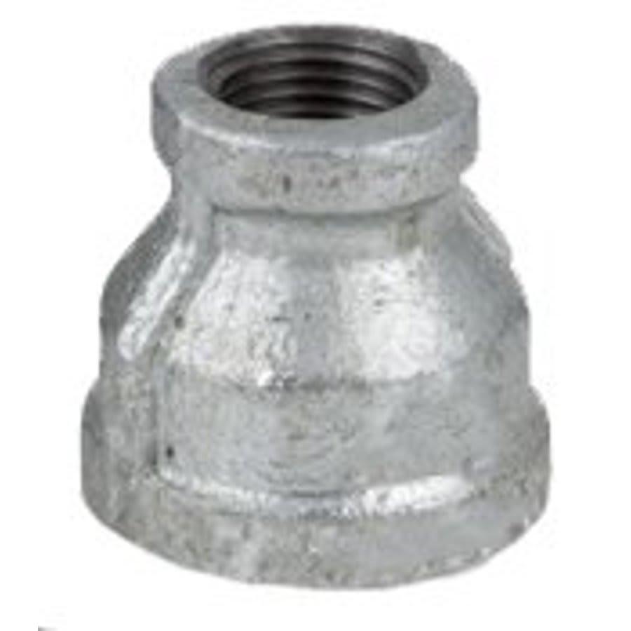 Reducer Coupling, 4 x 3 in, FNPT, 150 lb, Malleable Iron, Galvanized, Domestic