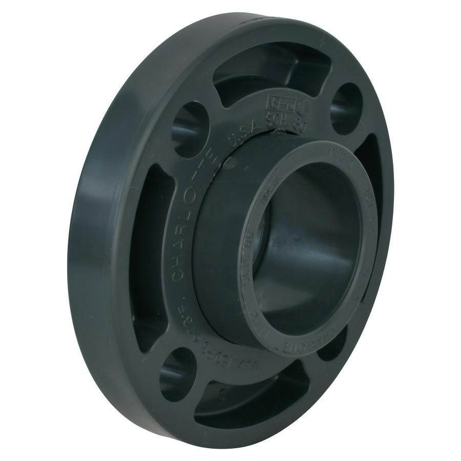 2-Piece Flange, 3 in, Socket, PVC, SCH 80/XH