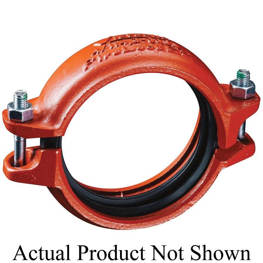 Rigid Coupling, 8 in, Groove, Ductile Iron, Galvanized
