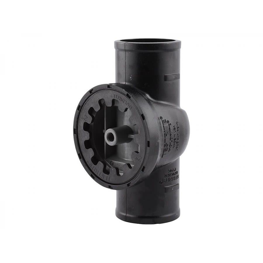 TESTRITE® DWV Test/Cleanout Tee, 4 in, DWV, PVC
