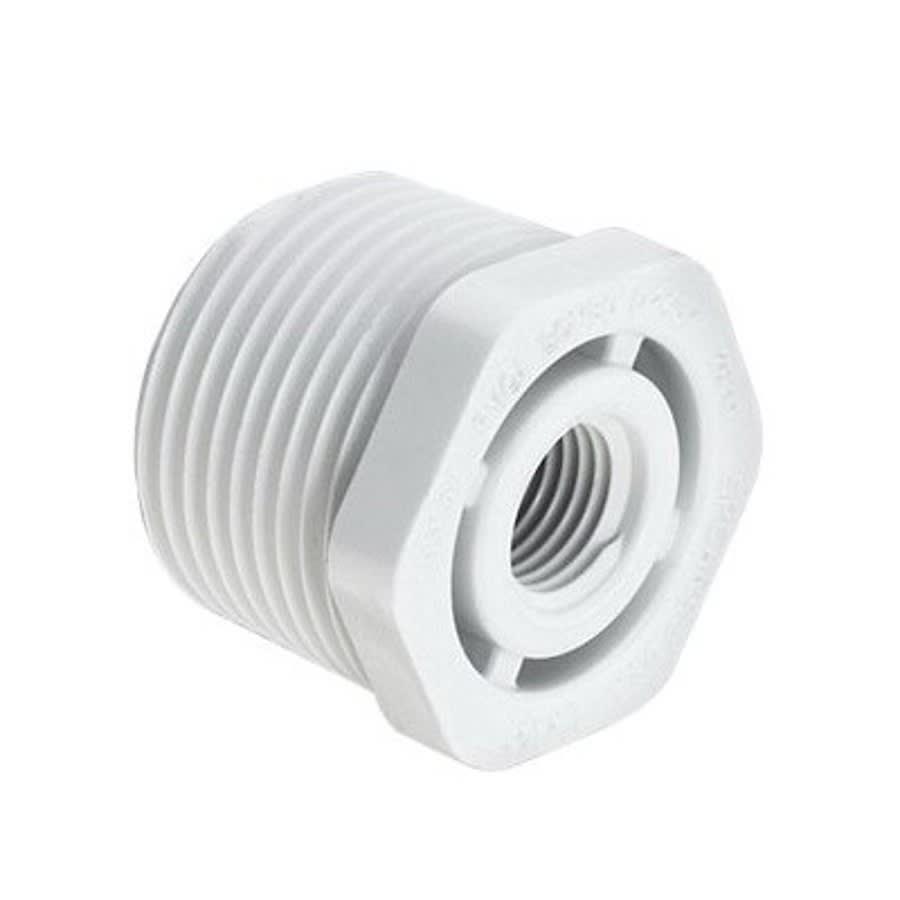 Bushing, 1-1/2 x 3/4 in, MNPT x FNPT, SCH 40/STD, PVC