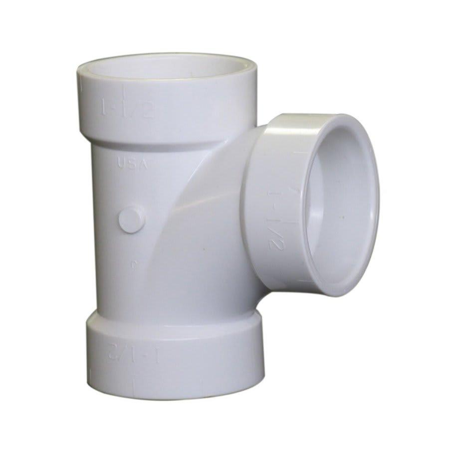 Sanitary Tee, 3 in, Hub, DWV, PVC