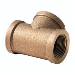 Tee, 1/2 in, FNPT, Lead Free Brass, Rough Brass, Domestic - kiyh9grl6nis9cbob4lt_79d30991-9903-4fa5-9562-fa5955d721ac@2x.jpg