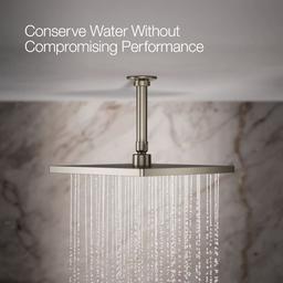 Honesty Square 10" Single Function 2.5 GPM Rainhead with MasterClean Sprayface - kohler-k-26149-alternate-image-3047@2x.jpg