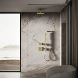 Honesty Square 10" Single Function 1.75 GPM Rainhead with MasterClean Sprayface - kohler-k-26149-g-alternate-image-3106@2x.jpg