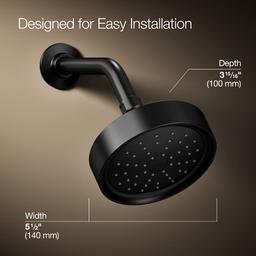 Purist 1.75 GPM Single Function Shower Head with MasterClean Sprayface and Katalyst Air-Induction Technology - kohler-k-939-g-alternate-image-6739@2x.jpg