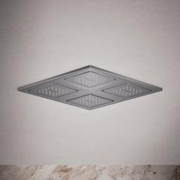 WaterTile Rain 9-7/8" Square 2.4 GPM Overhead Showering Panel with Four 22-Nozzle Fully Adjustable Sprayheads Featuring MasterClean Sprayfaces - kohler-k-98740-alternate-image-6870@2x.jpg
