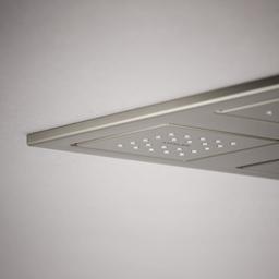 WaterTile Rain 9-7/8" Square 2.4 GPM Overhead Showering Panel with Four 22-Nozzle Fully Adjustable Sprayheads Featuring MasterClean Sprayfaces - kohler-k-98740-alternate-image-6886@2x.jpg