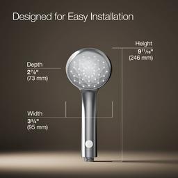 Awaken B90 1.5 GPM / 2 GPM Multi Function Hand Shower with MasterClean and Eco-Boost Technologies - kohler-k-99248-alternate-image-6899@2x.jpg