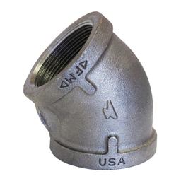 45 deg Elbow, 1-1/4 in, FNPT, 150 lb, Malleable Iron, Galvanized, Domestic - kqwgc991jnaiuwf1xcgz_c0ee1044-a238-454f-95c7-7916f8b3d060@2x.jpg