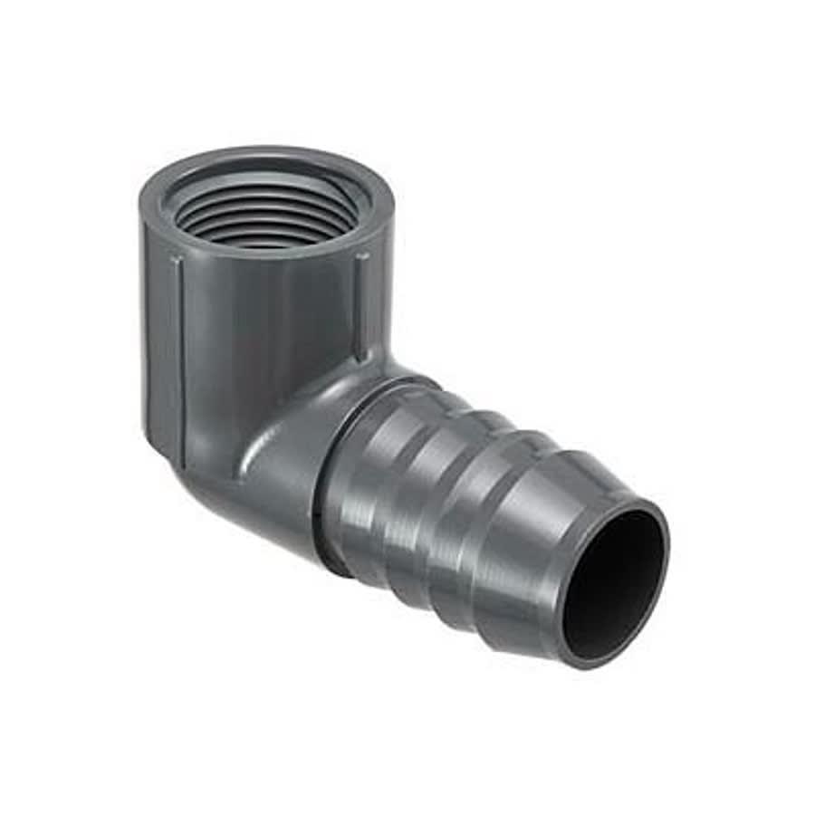 90 deg Elbow, 1 x 1/2 in, Insert x FNPT, PVC