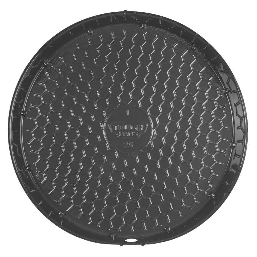 Contractor Drain Pan, Round, 25 in Dia, Side Connection, Plastic