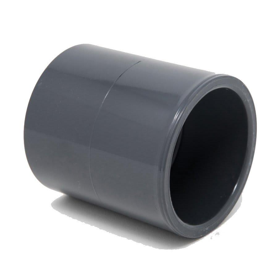 Coupling, 1/2 in, Socket, SCH 80/XH, PVC