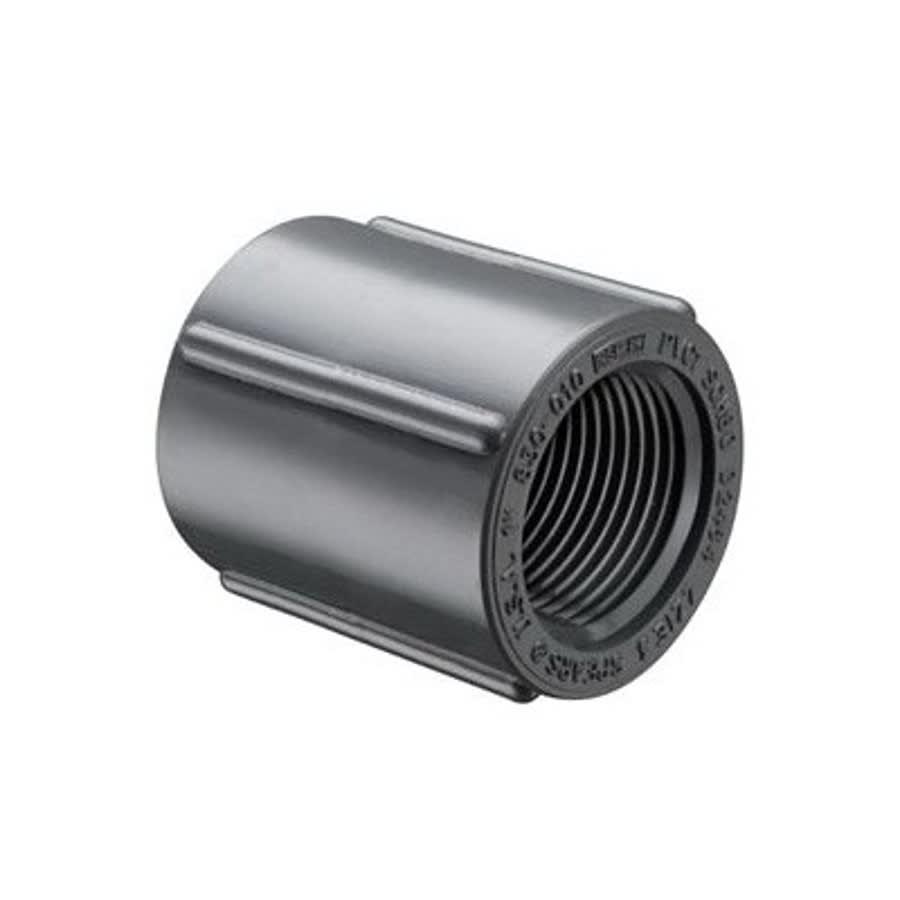 Coupling, 1/2 in, FNPT, SCH 80/XH, PVC