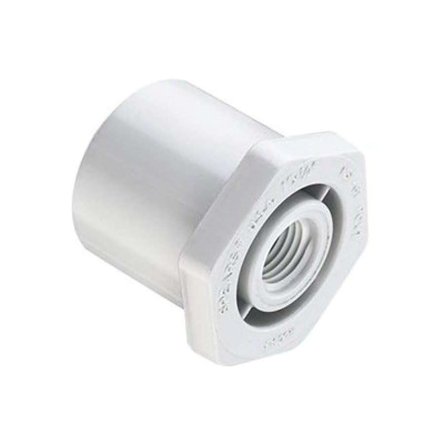 Bushing, 1-1/4 x 3/4 in, Spigot x FNPT, SCH 40/STD, PVC