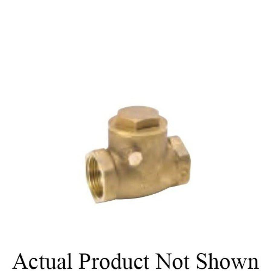 Swing Check Valve, 1/2 in, C, Brass