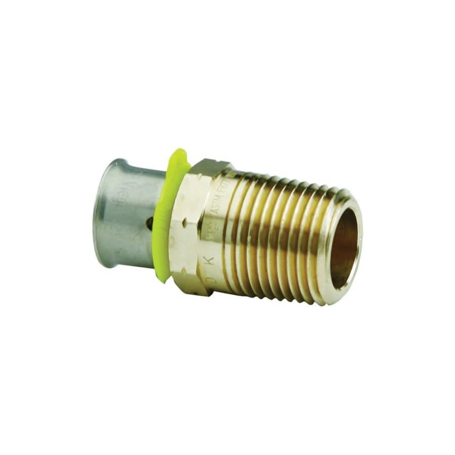PureFlow® Male Adapter, 3/4 in, Press PEX x MNPT, Bronze
