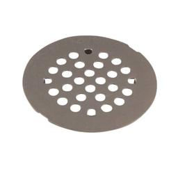 4-1/4" Round Shower Drain Cover with Snap-In Installation - moen-101663-oil-rubbed-bronze-151125@2x.jpg