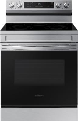 Samsung 4 Piece Kitchen Appliances Package with Side-by-Side Refrigerator, Electric Range, Dishwasher and Over the Range Microwave in Stainless Steel - ne63a6311ss_01_silver_rcom60351775425225.75630134_2b055@2x.jpg