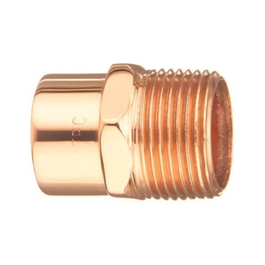 Male Adapter, 1-1/2 in, C x MNPT, Copper