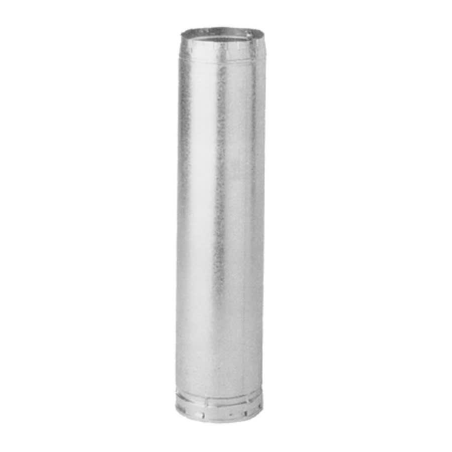 Round Vent Vent Pipe, 6 in Dia, 24 in L