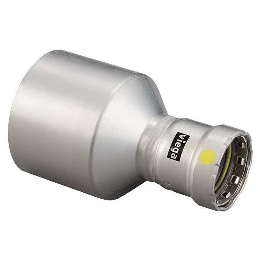 Gas Bushing, 2-1/2 x 1-1/4 in, Fitting x Press, Carbon Steel