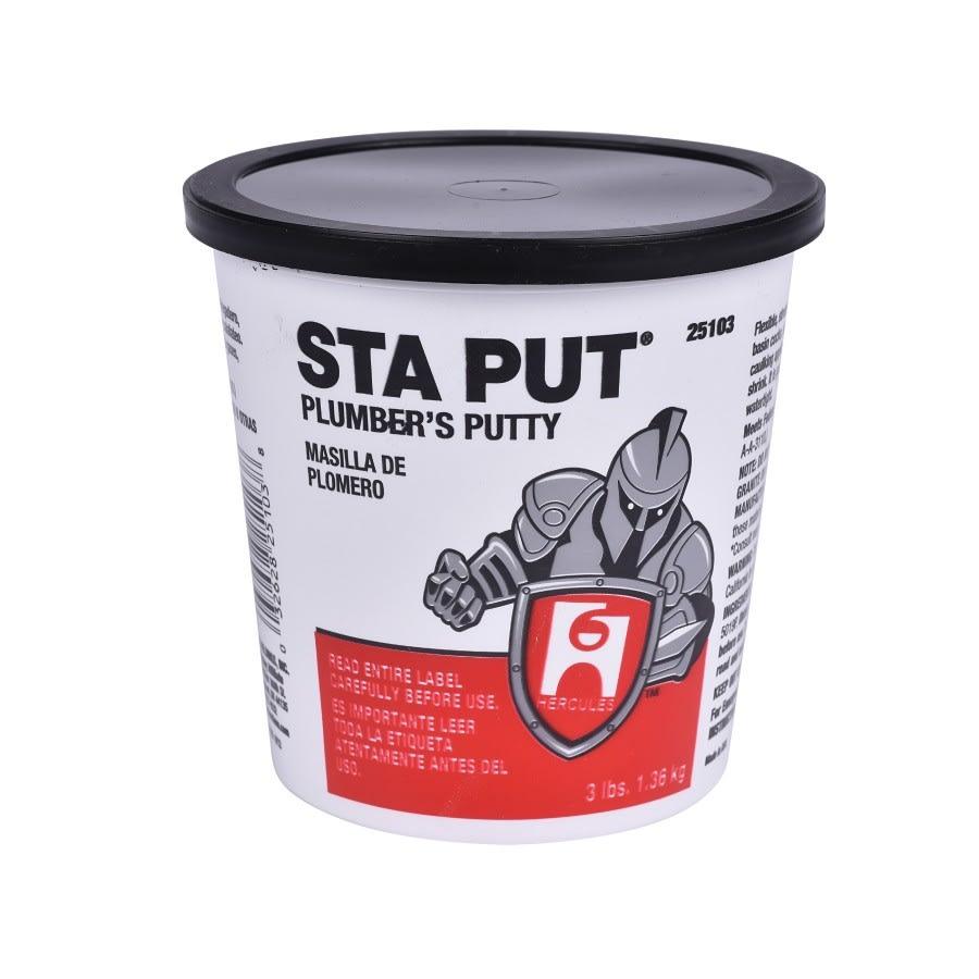 Sta Put® Plumber's Putty, 5 lb, Off-White