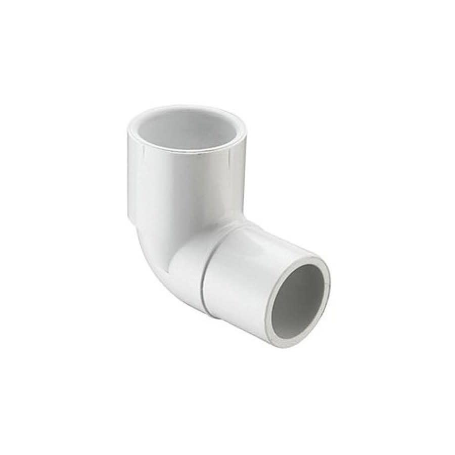 Street 90 deg Elbow, 4 in, Spigot x Socket, SCH 40/STD, PVC