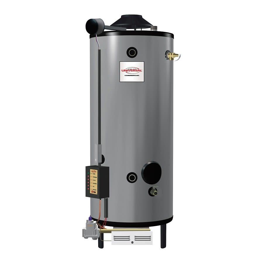 Atmospheric Commercial Gas Water Heater, 75 gal, Propane, 199 Kbtu/hr