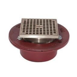 F100 Floor Drain, 2 in Outlet, No Hub, 5 in Square Nickel Bronze Top - pl4eu1x0pgwfijjztv5l_b3513aca-11df-4695-954e-cfb3b6913301@2x.jpg