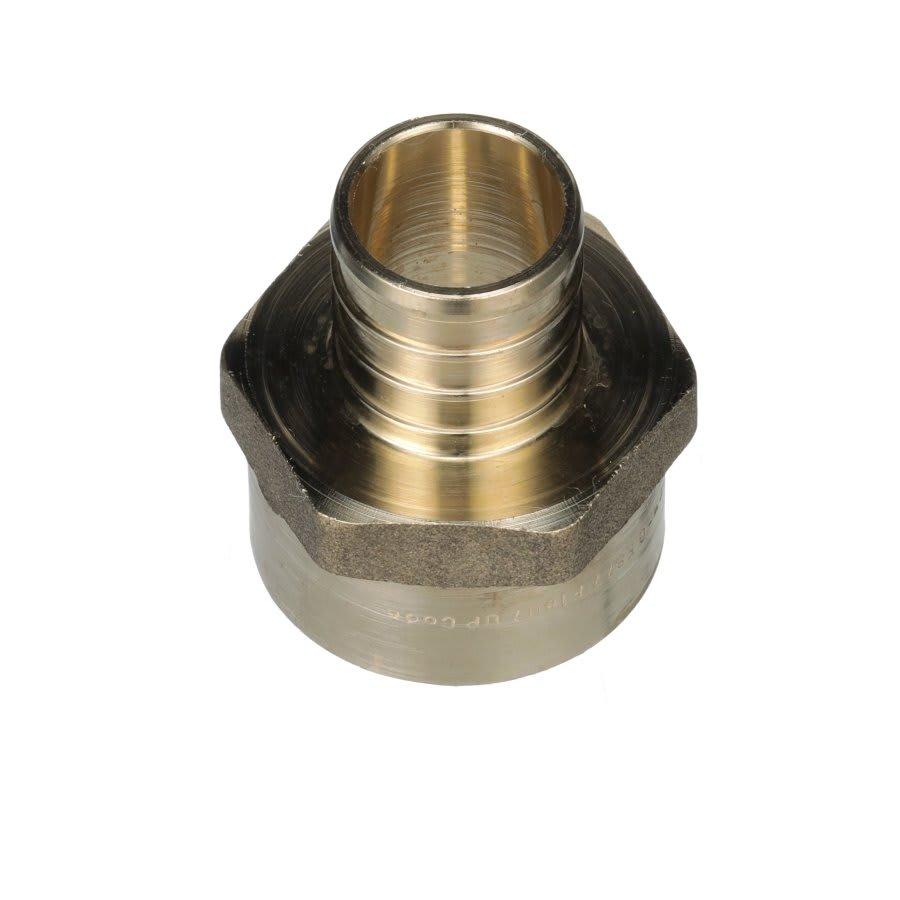 Female Adapter, 3/4 in, Crimp PEX x FNPT, Brass