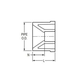 Bushing, 3 x 1-1/4 in, Socket x Spigot, SCH 40/STD, PVC - ppoiumjc5cqlcynxinto_d04ad64c-0c15-4082-a6e2-13e4b43e1a70@2x.jpg