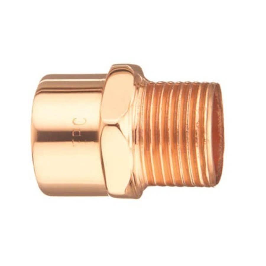 Male Adapter, 1-1/2 x 1 in, C x MNPT, Copper