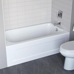 Hillsboro 60" Three Wall Alcove Acrylic Soaking Tub with Right Drain - proflo-pfs6036rskn-alternate-image-77@2x.jpg