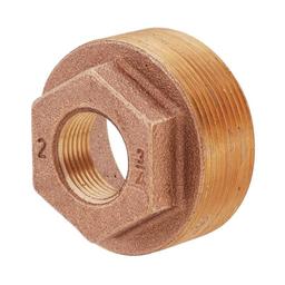 Hex Head Bushing, 4 x 3 in, MNPT x FNPT, Lead Free Brass, Rough Brass - pwdevbfaasicunjj6st3_0023623b-9b4f-48bb-bed2-38fdc088c227@2x.jpg