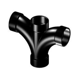 DWV Double Fixture Fitting, 2 x 1-1/2 x 2 x 2 in, Hub, ABS - pz8dm1u3oguojulvdohz_98e05696-accb-410d-b25f-8e715ee987c1@2x.jpg