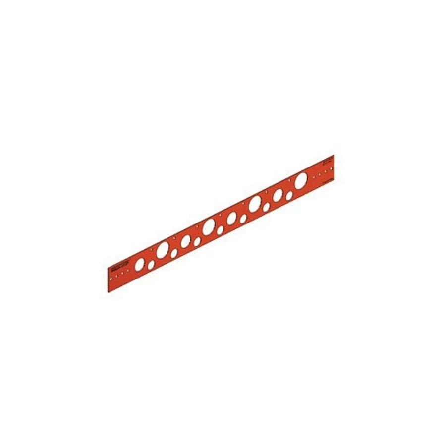 Flat Bracket, 1/2 to 1-1/4 in Hole, 25 lb, Cold Rolled Steel, Copper-Bonded™ Domestic