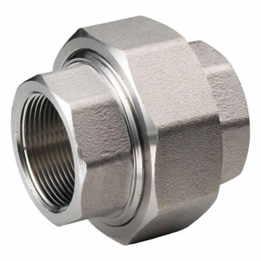 Union, 1-1/2 in, FNPT, 304/304L Stainless Steel, 3000 lb