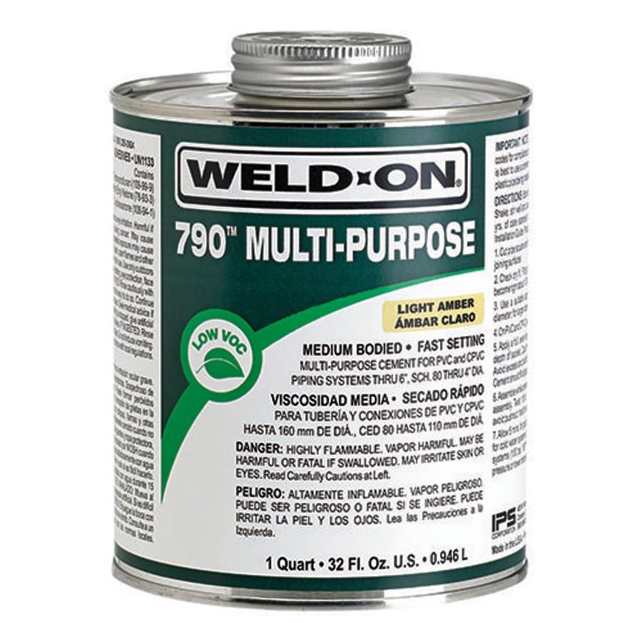 790™ Medium Body Cement, 1 qt, Clear, For PVC, CPVC