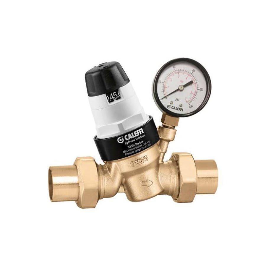 Pressure Reducing Valve, 1-1/4 in, Union FNPT, Brass