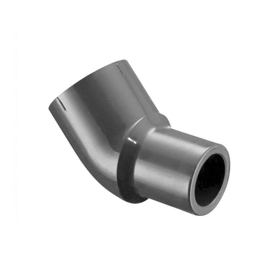 Street 45 deg Elbow, 3 in, Spigot x Socket, SCH 80/XH, CPVC