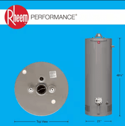 Rheem Performance 40 Gal. Short 6-Year 34,000 BTU Natural Gas Tank Water Heater - rheem-gas-tank-water-heaters-xg40s06ec34u0-e1_600-jpg-600x600@2x.png