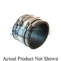 Shielded Transition Coupling, 4 in, PVC/Stainless Steel - rl9yxlkli95nxe5k3ciw_129445ac-6ab8-464d-86c1-e63f93bfa7cb@2x.jpg