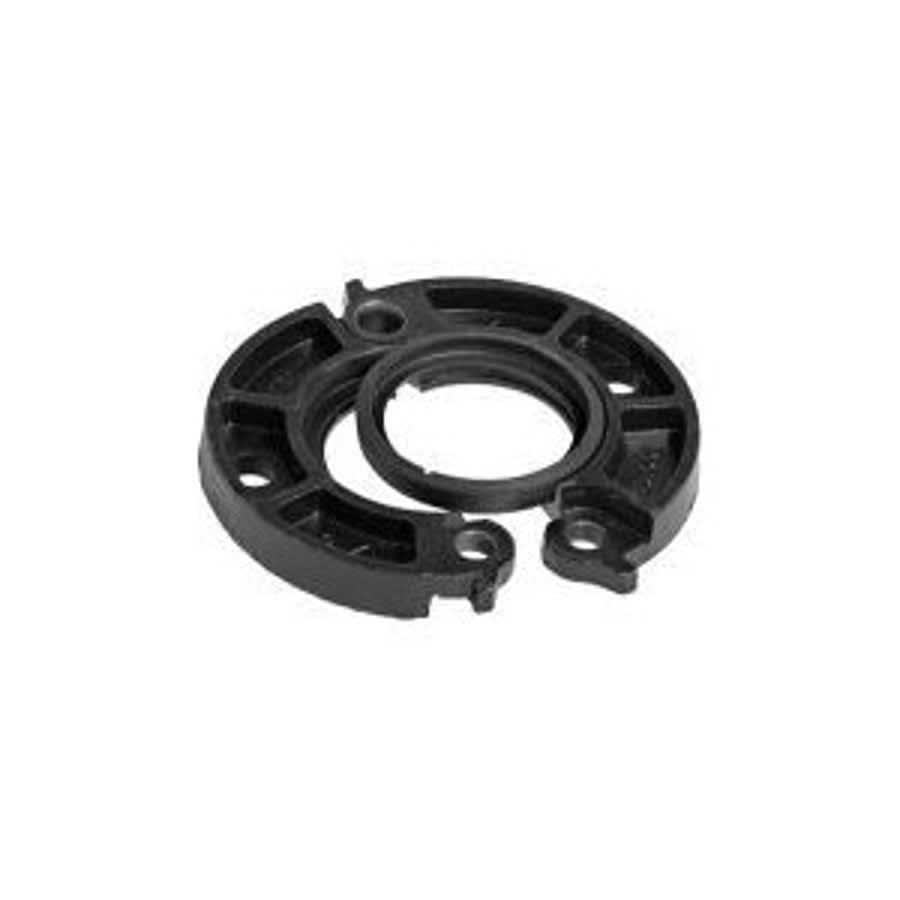 Flange Adapter, 10 in, Groove x Flange, Ductile Iron, Enamel Painted
